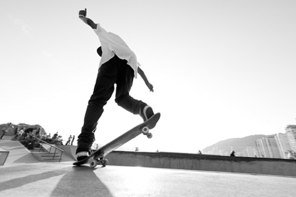 Skateboarding sessions