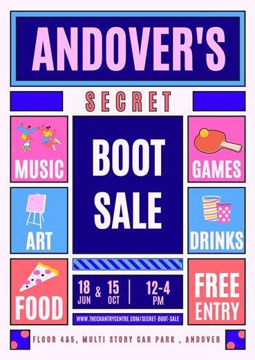 Secret Boot Sale poster