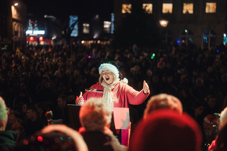 Choir at Andover Christmas Festival 2024