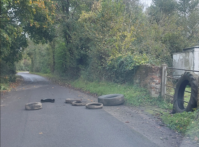 Station Road fly-tip