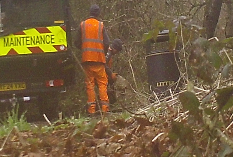 Clatford clearing fly tip