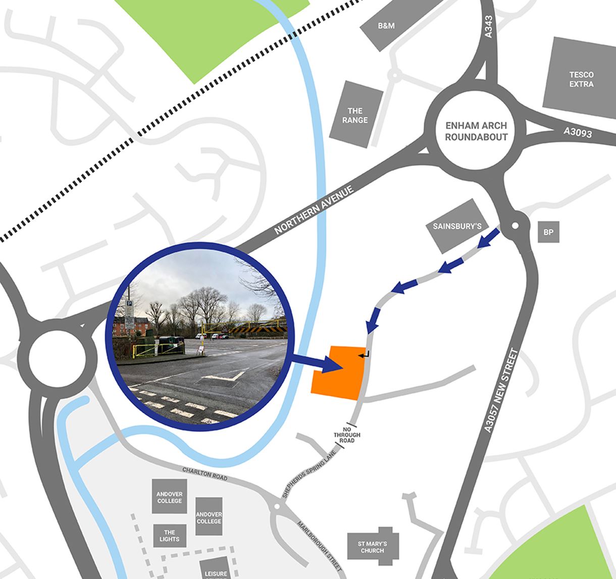 Shepherds Spring Lane testing centre directions