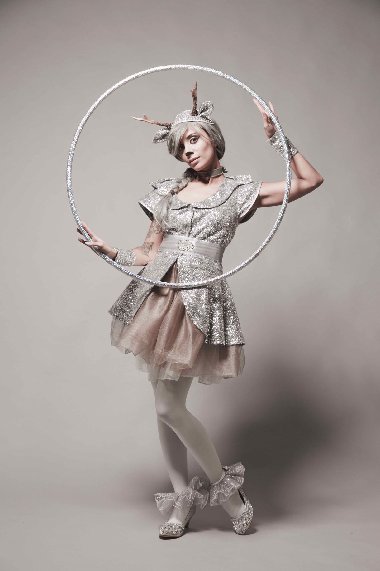 Chivaree Circus Reindeer hula hooper