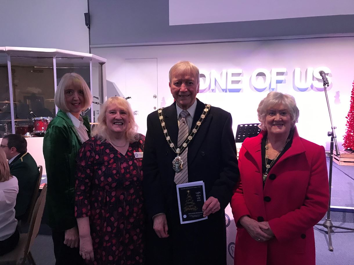 Mayor and Mayoress of Test Valley at Light Up a Life