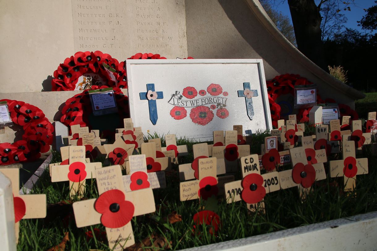 Poppy memorial