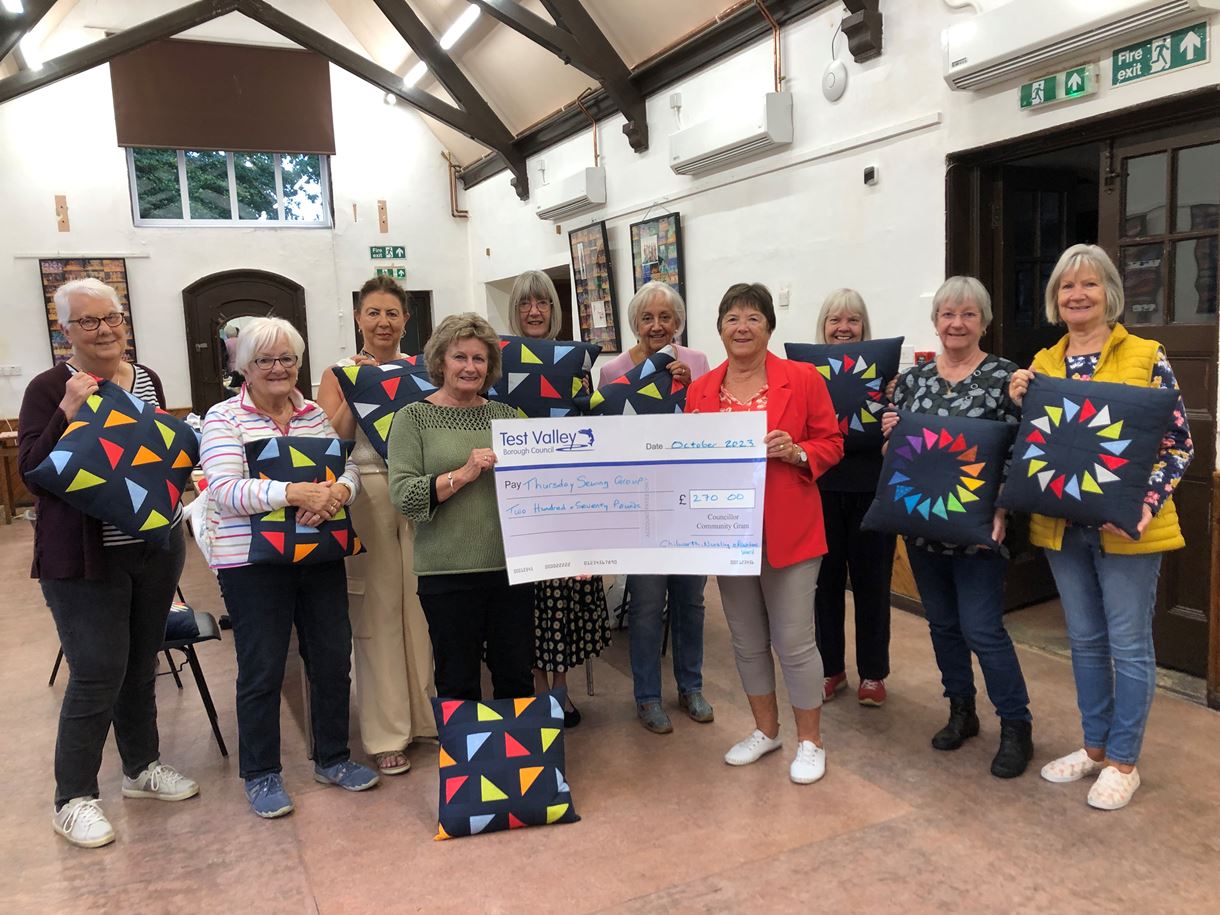 Rownhams Sewing group grant