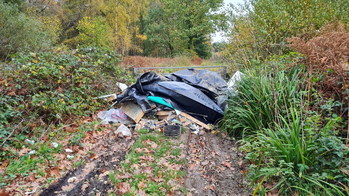 Castle Lane fly-tip