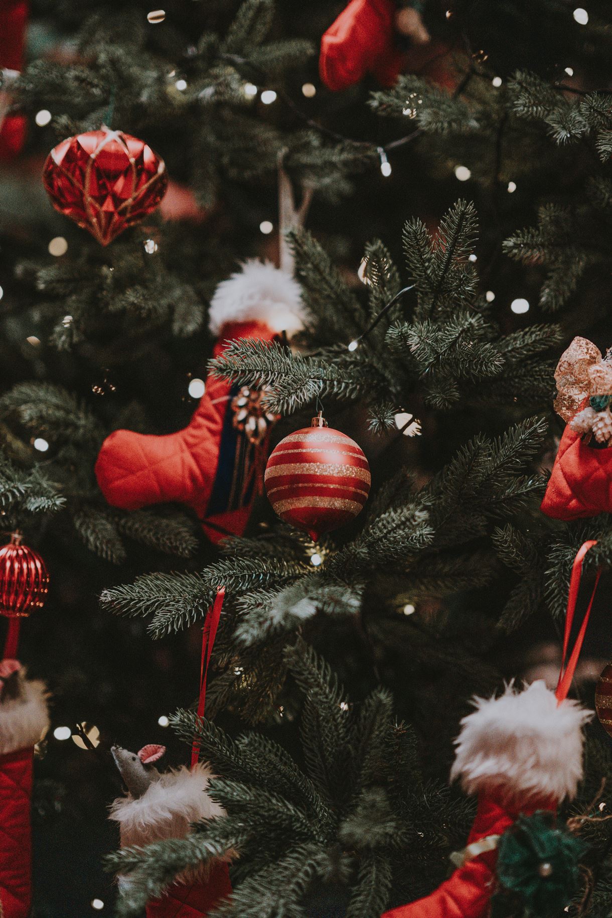 Christmas tree with decorations