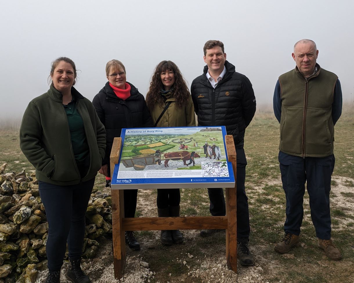 Bury Hill Meadows Visitor Information Boards