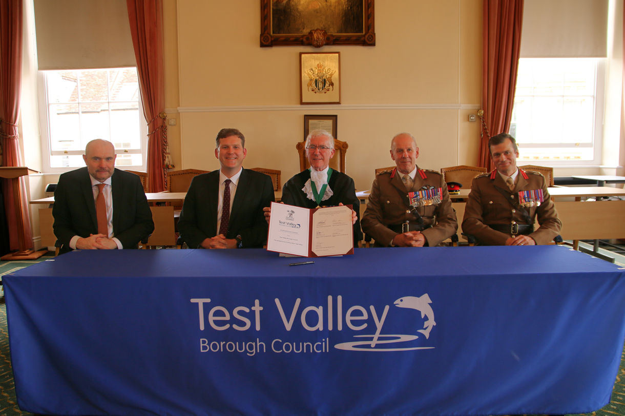 Armed Forces Covenant signing.